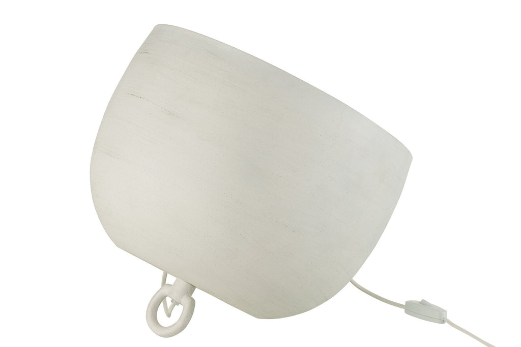 J-Line tafellamp - metaal - wit - large