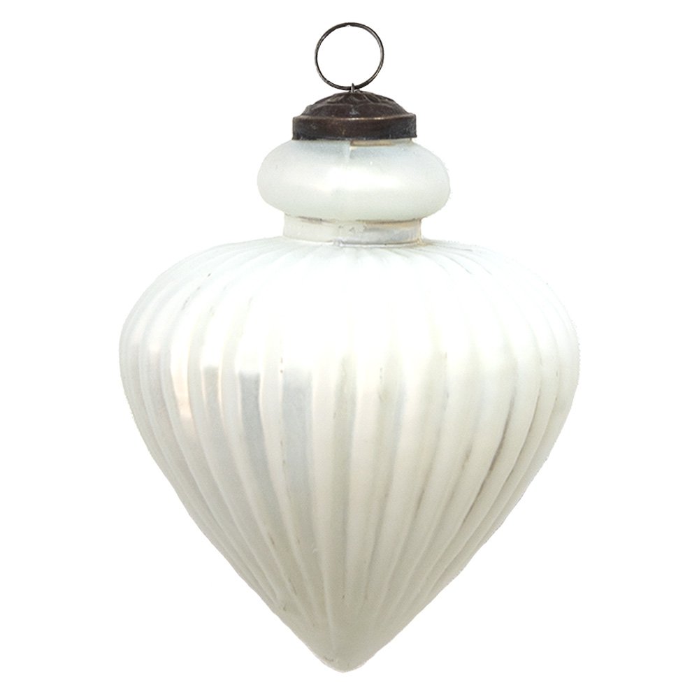 Kerstbal Ø 10 cm met Glas Kerstdecoratie