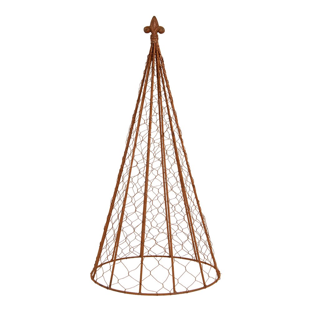 Decoratie Beeld Ø 30x62 / Ø 25x51 / Ø 20x41 cm Bruin Metaal