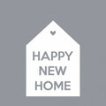Cadeau kaartjes - Happy new home - 20 stuks