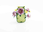 Bouwpakket 3D Model DIY Bloemenmand Magneet- gekleurd- metaal