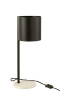 J-Line tafellamp Bart - metaal - zwart- CM
