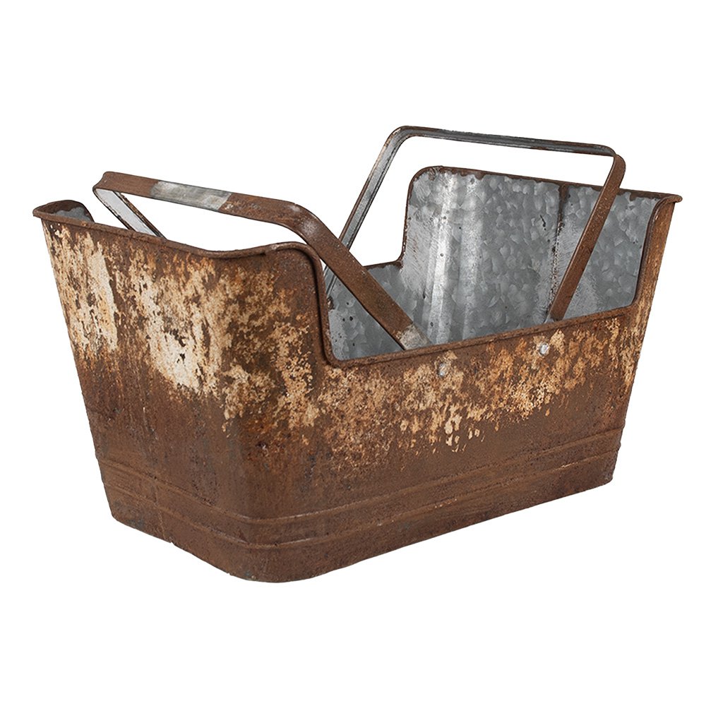 Planthouder 45x28x23 cm Bruin IJzer Bloempot Binnen