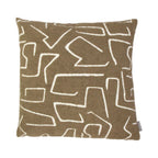 Roy Chenille Jaquard Kussen taupe 45x45cm