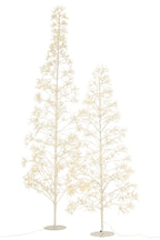 J-Line decoratie Boom 2700 Led - metaal - wit - L