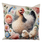 Kussenhoes 45x45 cm Beige Polyester