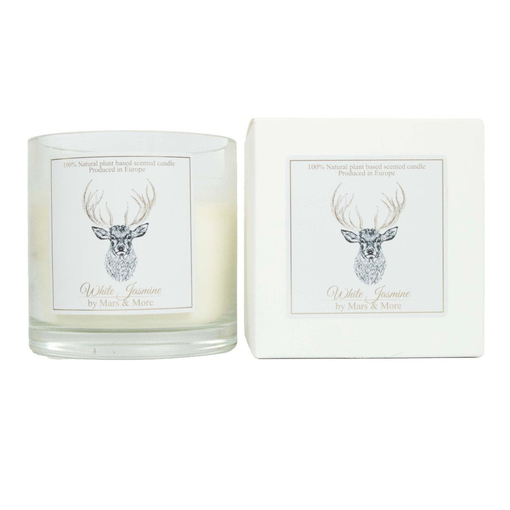 Geurkaars white jasmine h12 d12