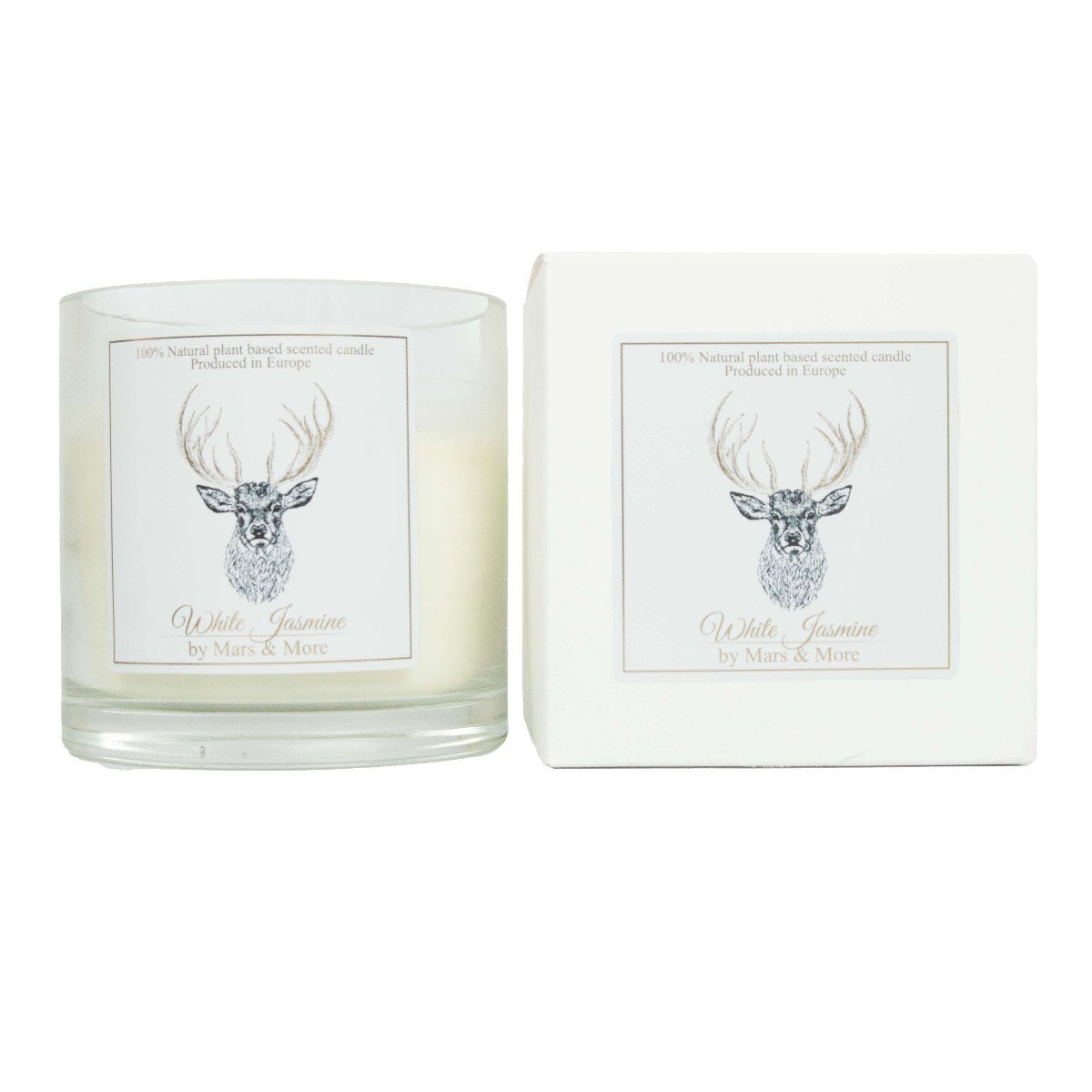 Geurkaars white jasmine h12 d12