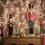 Kerstdecoratie Notenkraker 33 cm Zilverkleurig Polyresin