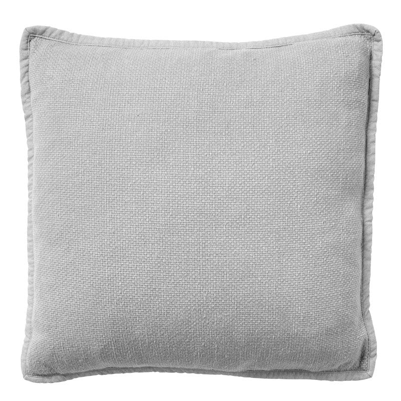 Dutch Decor Bowie - Kussen 45x45 cm - Gewassen katoen - Micro Chip - Grijs