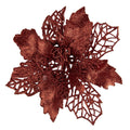 Kunstplant Kerstster Ø 22x5 cm Rood Kunststof