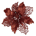 Kunstplant Kerstster Ø 22x5 cm Rood Kunststof