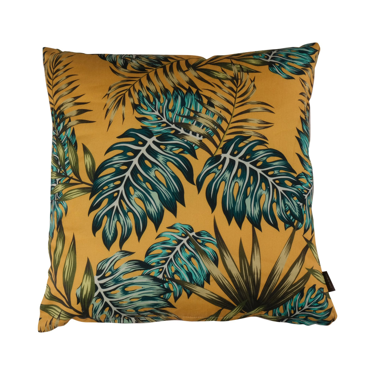 Palmmix geel kussen 45 x 45 cm