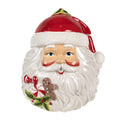 Voorraadpot Deksel Kerstman 20x17x22 cm Wit Rood Keramiek