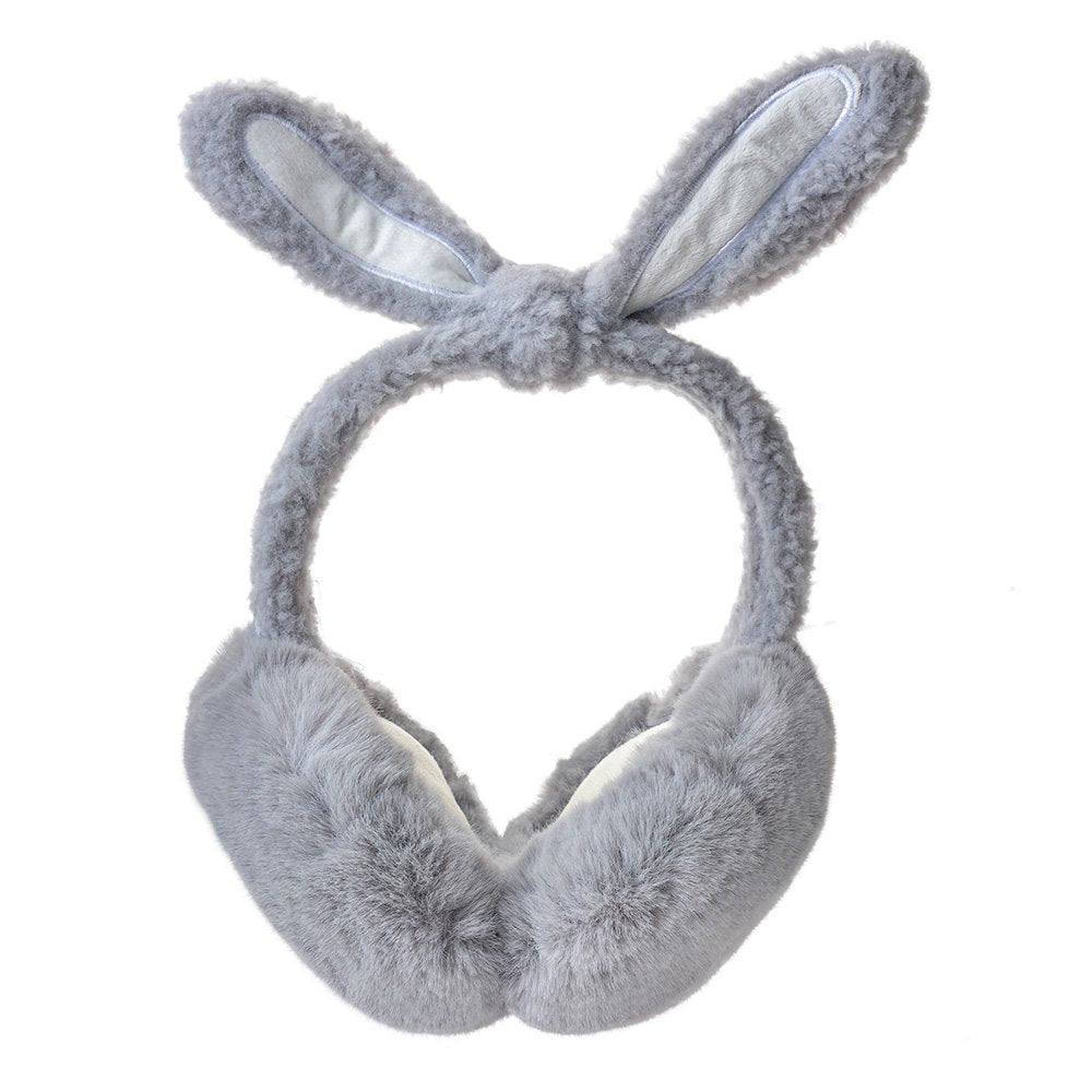 Oorwarmers Kinderen one size Grijs Pluche Oorwarmers Meisje