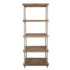 Boekenkast Bruin, Hout 80x40x210 cm