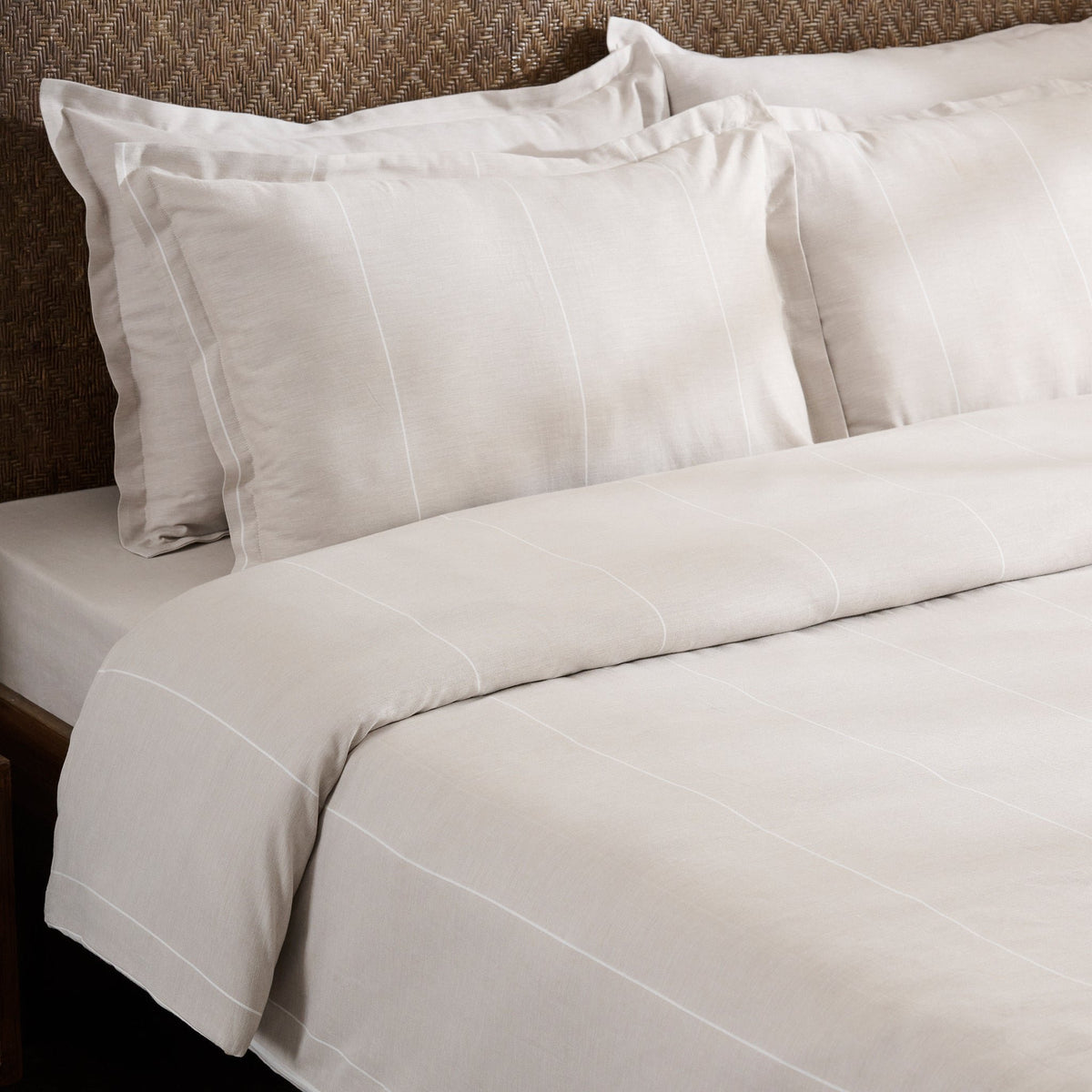 Bedset | Katoen Linnen Jacquard Diamant | Koning, 8-delige set