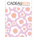 Cadeaubonnen Retro Flowers – 25 stuks