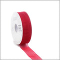 Organza lint - donker rood - 25mm x 50 meter