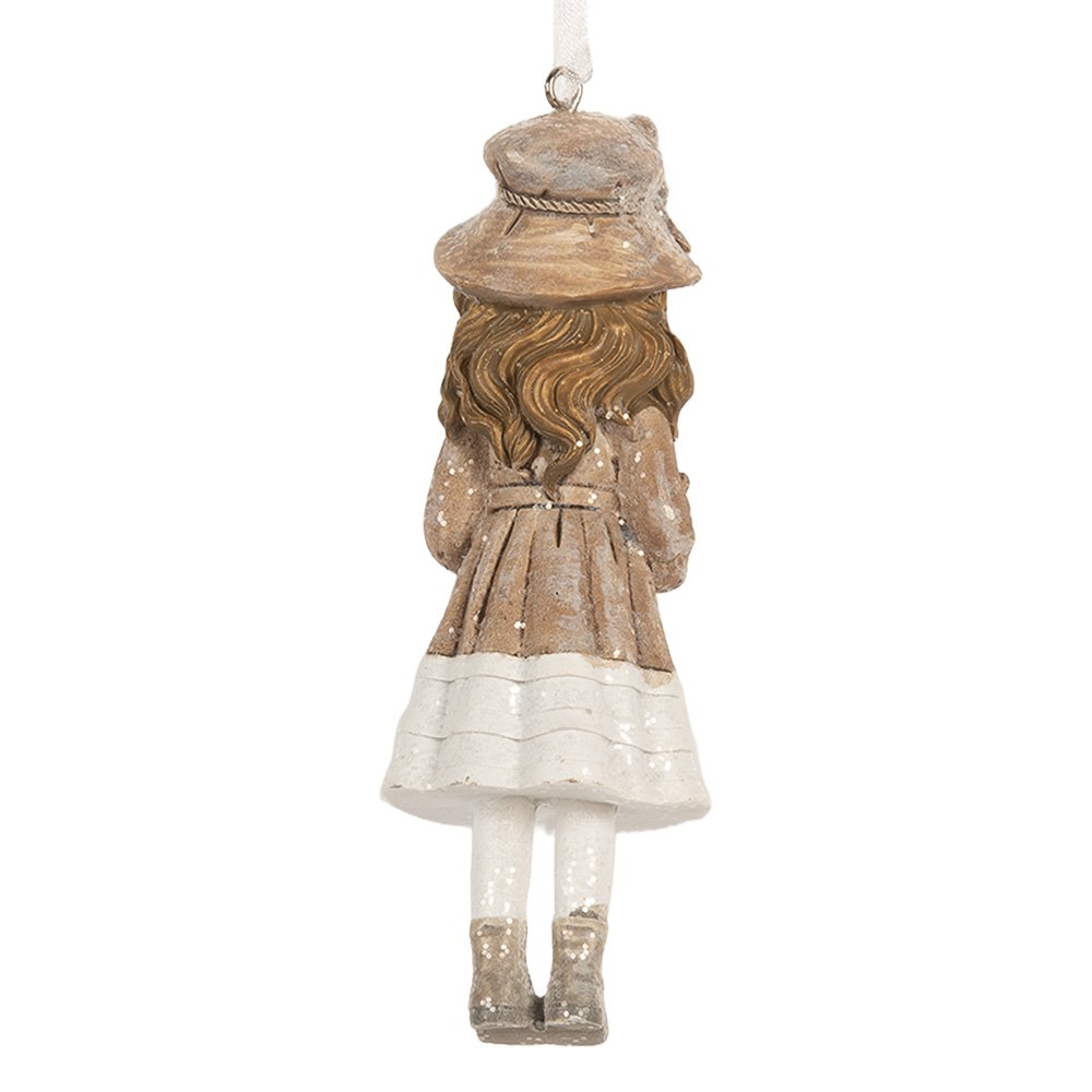 Kersthanger Kind 12 cm Beige Kunststof