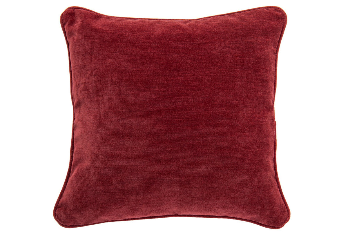 J-Line Kussen - polyester - bordeaux