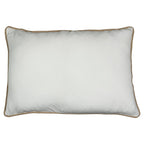 Kussen wit met jute bies 40x60cm*