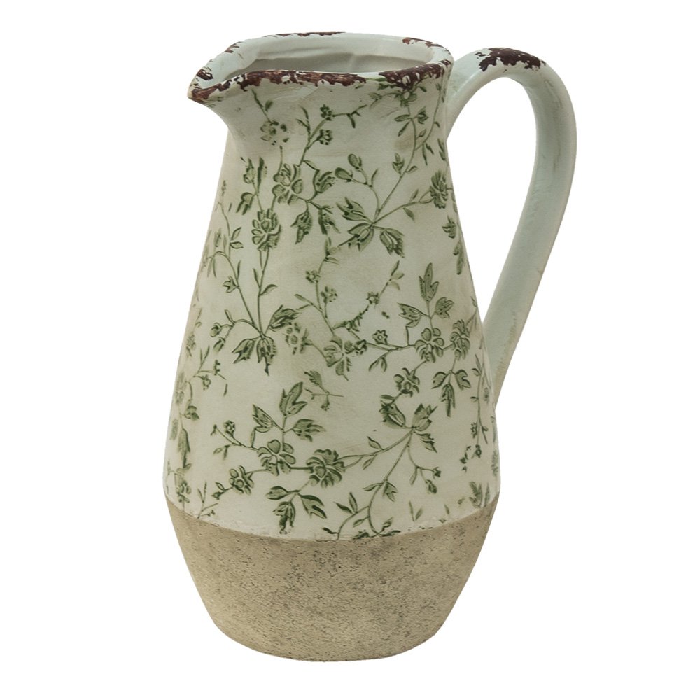Decoratie Kan 20x14x25 cm Groen Keramiek