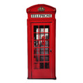 Wanddecoratie 30x75 cm Rood Wit IJzer Muurdecoratie