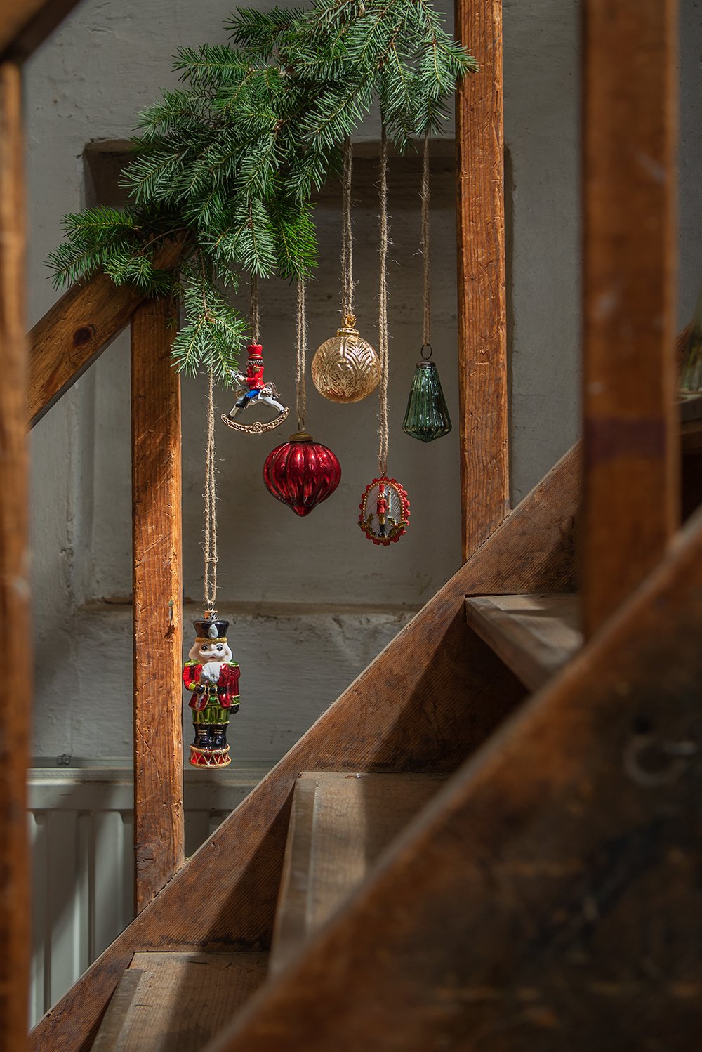 Kerstbal Ø 7 cm Goudkleurig Glas Kerstdecoratie