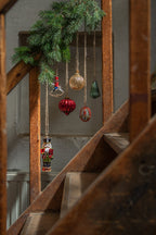 Kerstbal Ø 7 cm Goudkleurig Glas Kerstdecoratie