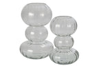 J-Line vaas - glas - transparant - large