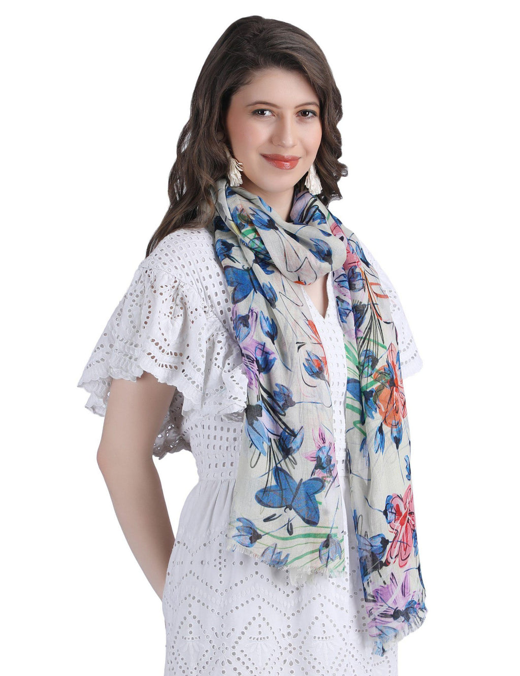 Zijden Sjaal Dames Spring