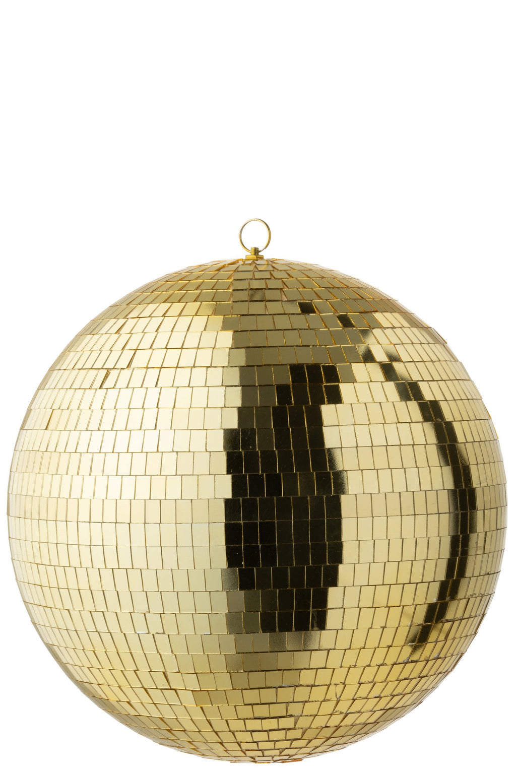 J-Line decoratie Discobal Spiegel - kunststof - goud - L