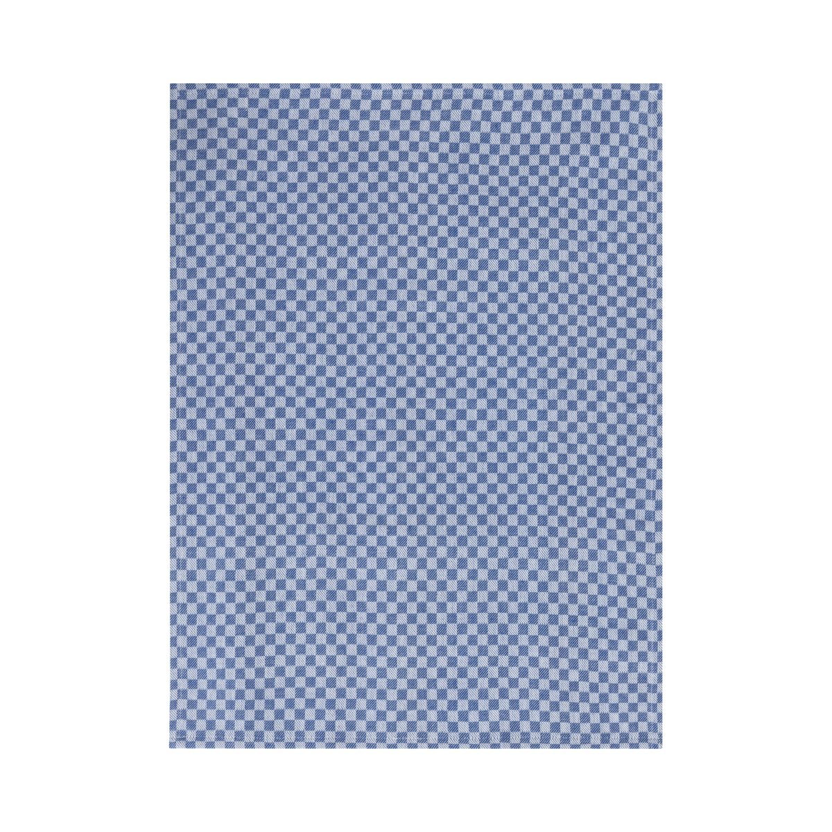 Dutch Check theedoek blauw 50x70cm (set van 3)