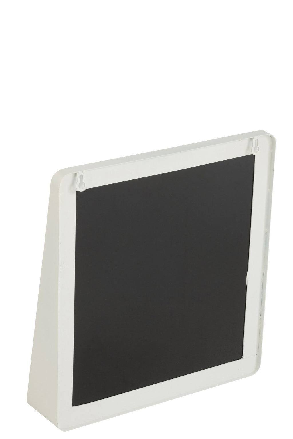 J-Line spiegel Vierkant - metaal/glas - wit - 38 x 41 cm