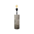 Lampvoet rond koe grijs 45cm*