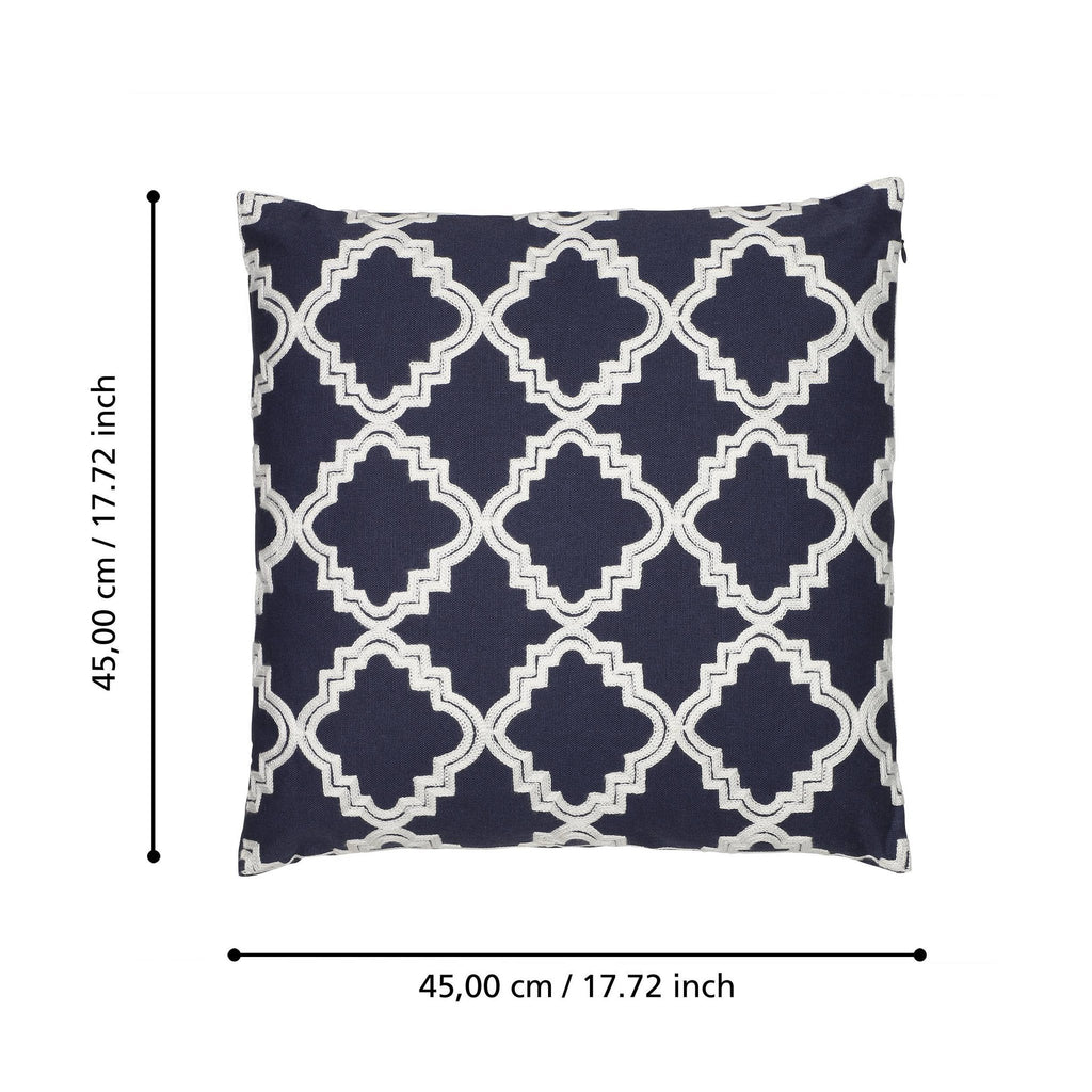 Kussen Berhala Blauw 45x45cm