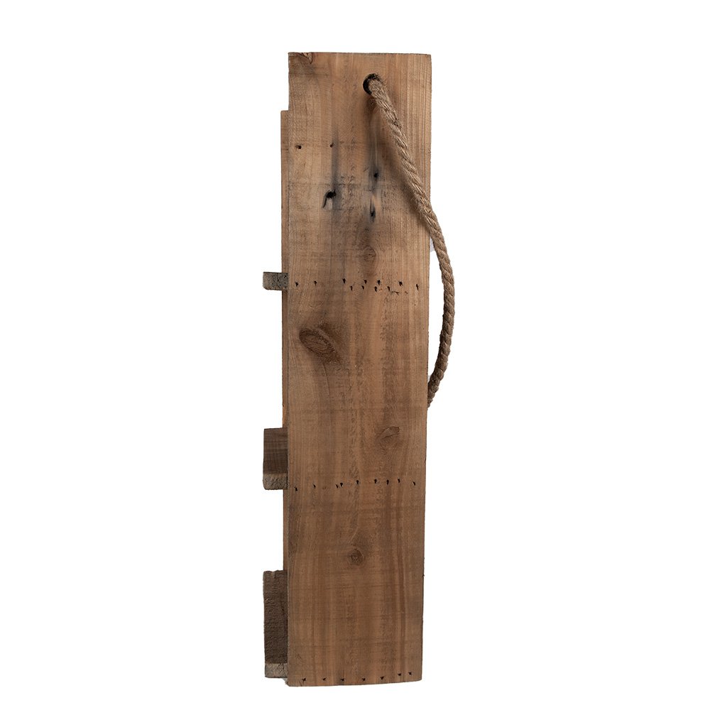 Wandrek 28x16x59 cm Bruin Hout Muurrek