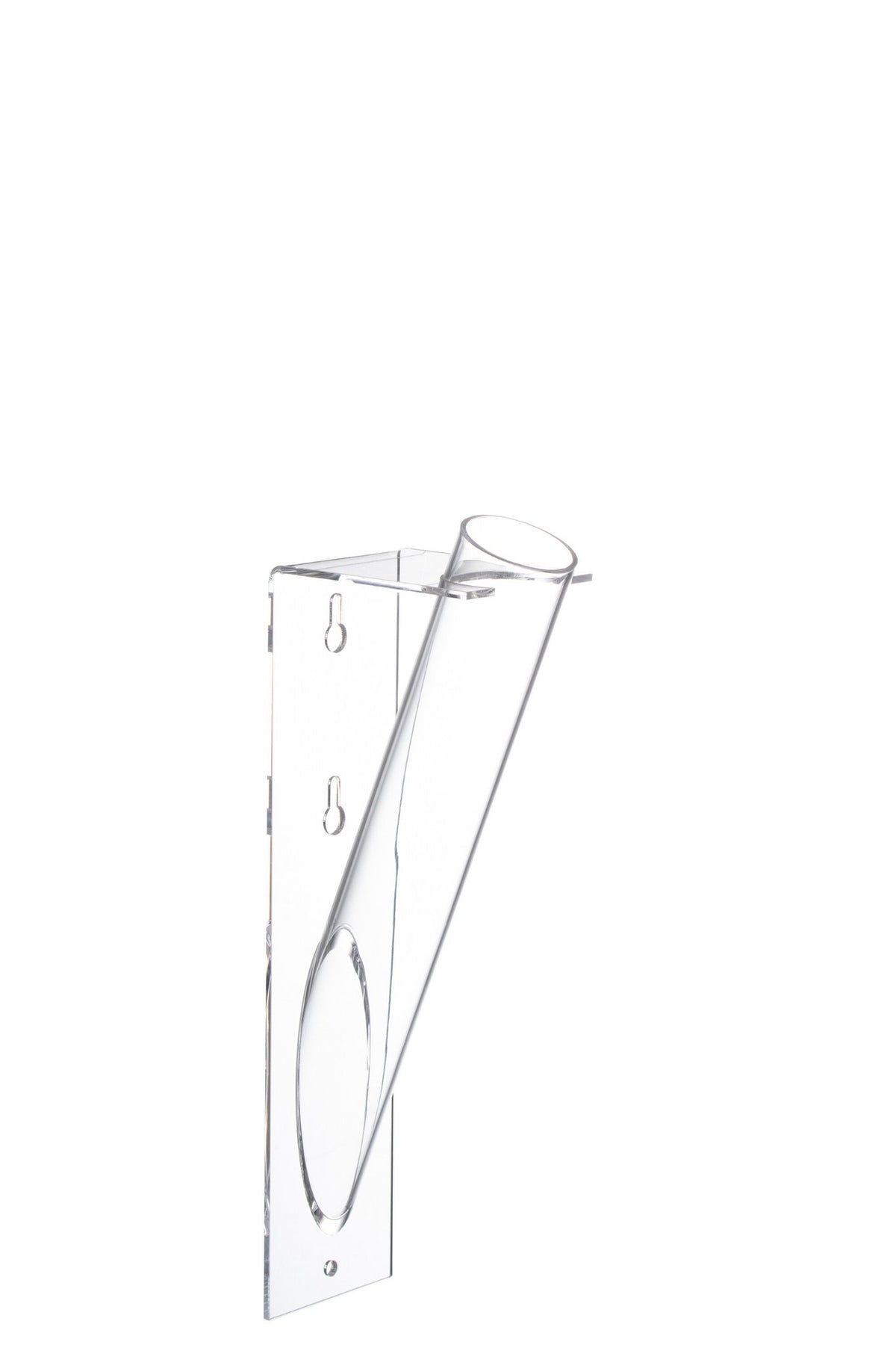 J-Line vaas Tube - kunststof - transparant - S
