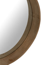 J-Line wandspiegel - hout - lichtbeige - S