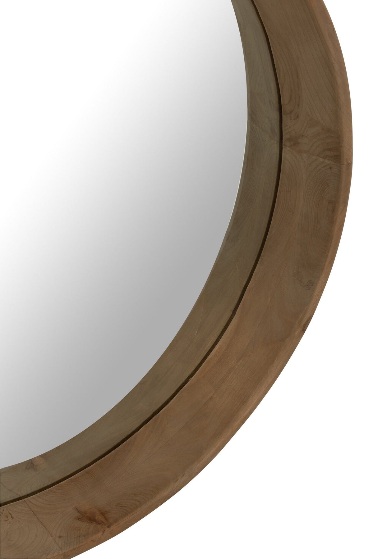 J-Line wandspiegel - hout - lichtbeige - S