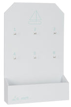 J-Line tafellamp Anker - polyresin - wit/naturel