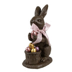 Decoratie Beeld Konijn 22 cm Bruin Kunststof