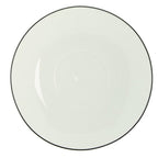Kop en Schotel 220 ml Wit Zwart Porselein Harten Vogels Servies