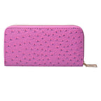 Portemonnee 19x9 cm Roze Polyurethaan Stippen
