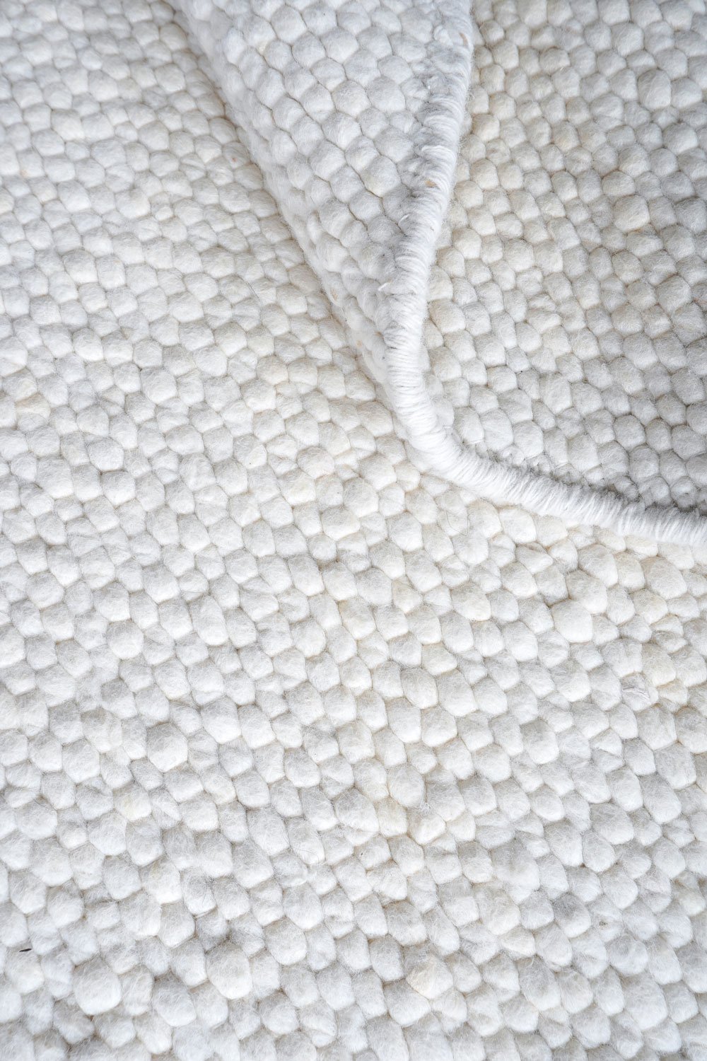 Vloerkleed Stone White - Organisch 200 x 280 cm