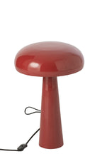 J-Line Tafellamp - ijzer - donkerrood