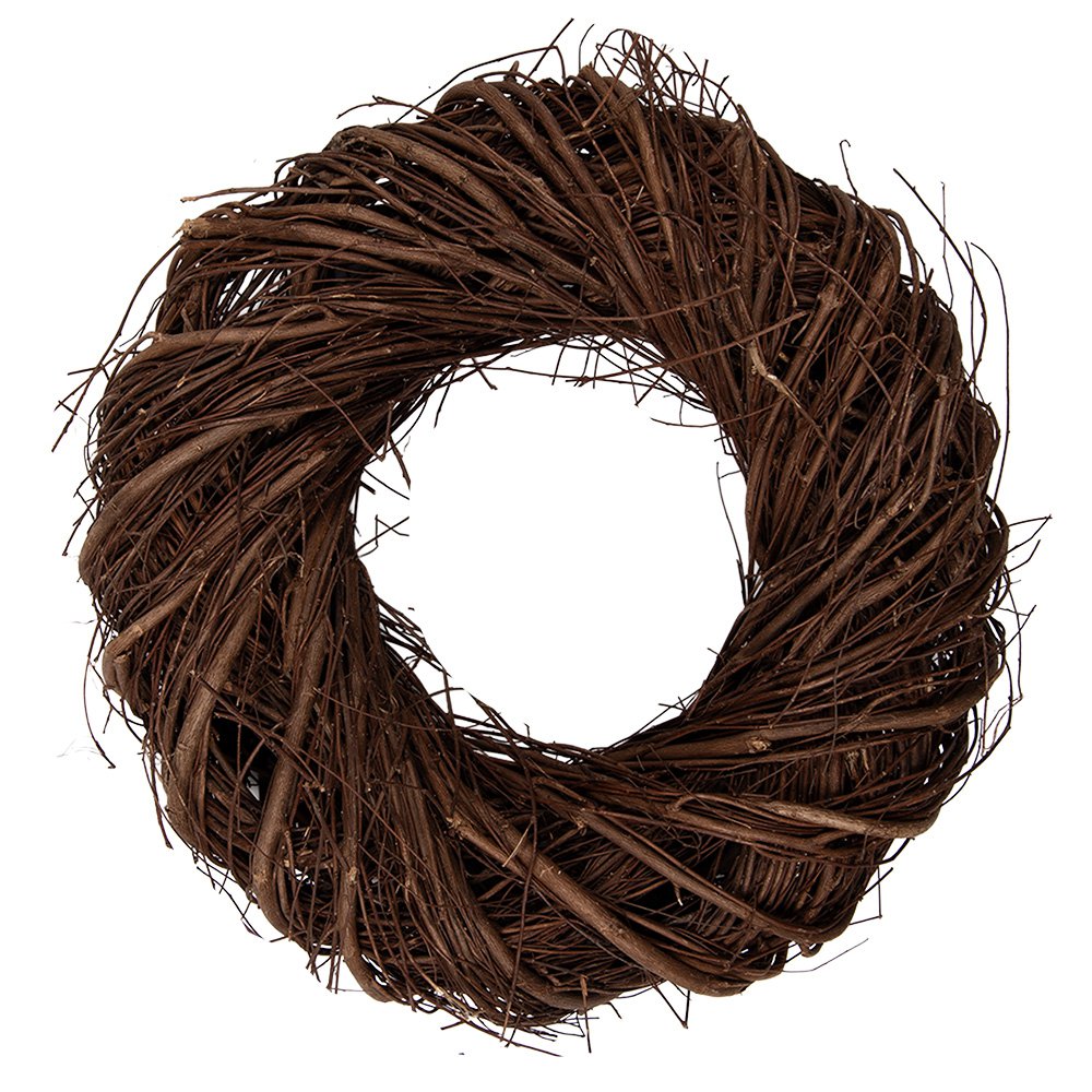 Krans Ø 30x8 cm Bruin Rotan
