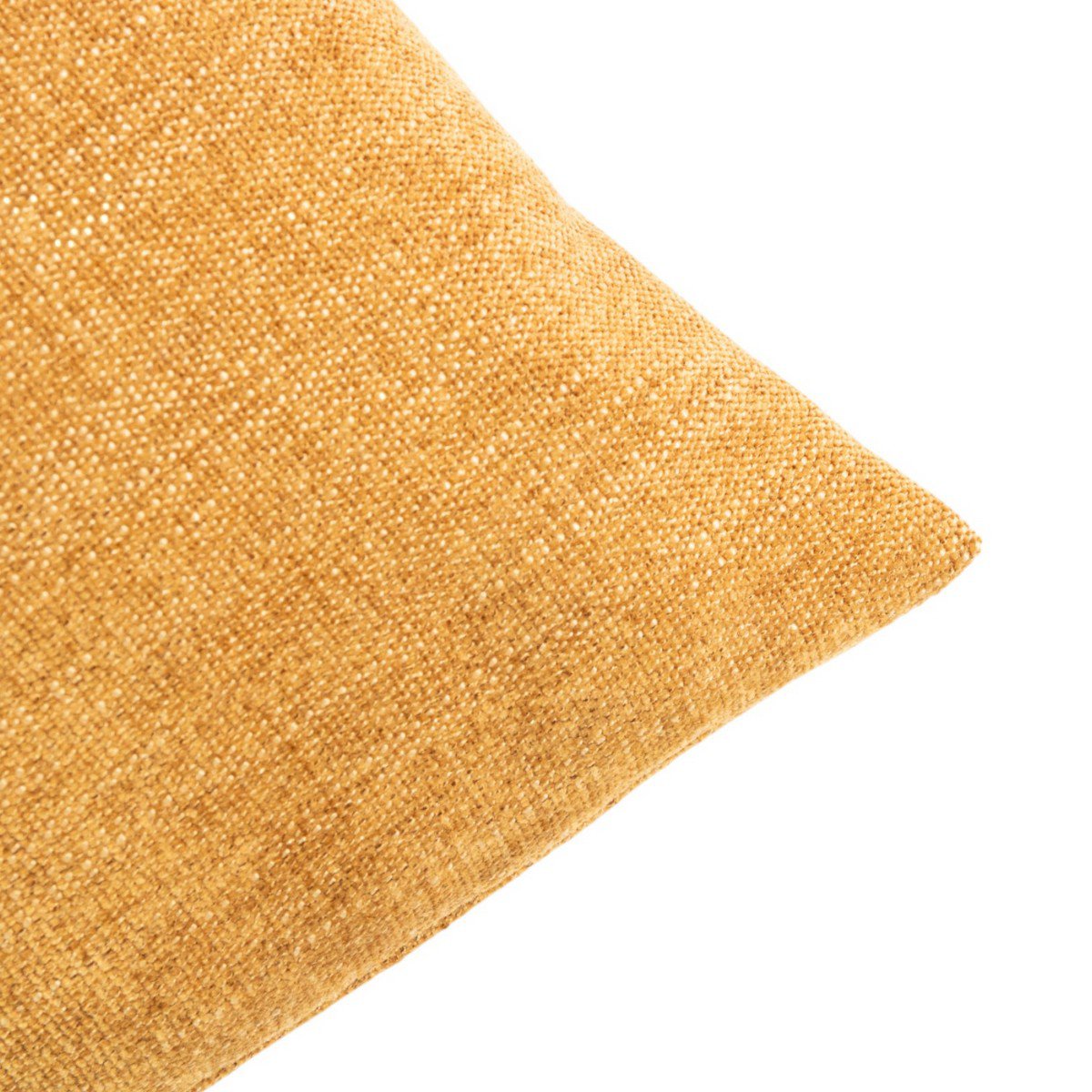 Kussen Queen chenille oker 45x45cm