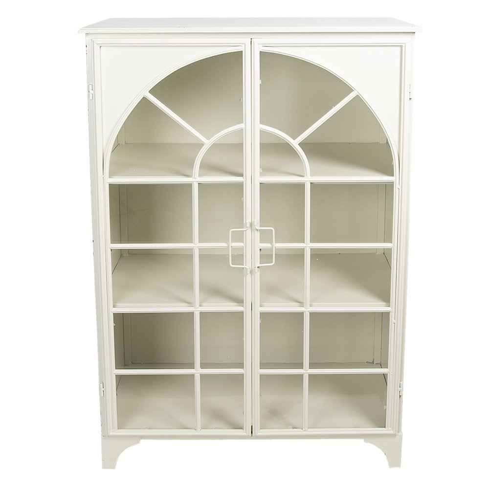 Vitrinekast Wit, IJzer 80x41x120 cm